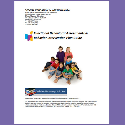 Functional Behavioral Assessment & Positive Behavior Intervention Plans Guide